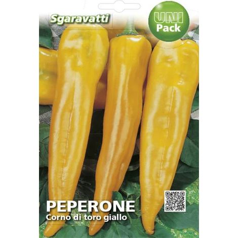 Semi per Ortaggi e Vegetali Peperone Corno per La Loro Alta Germinabilità