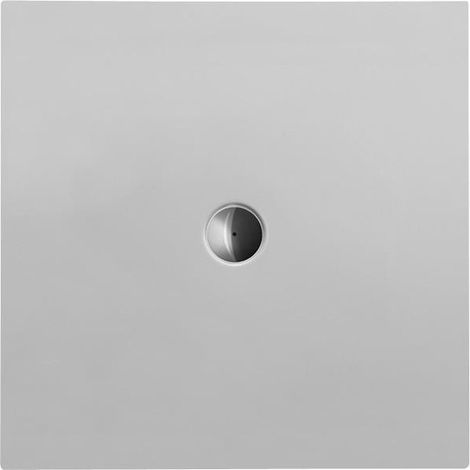 Piatto doccia DURAPLAN-DW con filo pavimento antiscivolo 1000x1000x35mm bianco