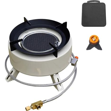 Biwak Gaskocher, 4000Watt Campingkocher, Tragbarer Campingkocher, Energiesparender Infrarot Campingkocher, Gaskocher für Camping mit Aufbewahrungsbox (1/5)