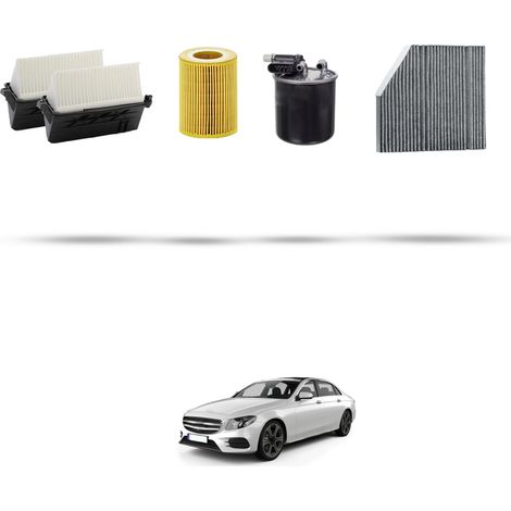 Kit tagliando 4 filtri compatibile con Mercedes Classe E (W213,S213,A213) E350 d 4matic 190kw Dal 2017 (1/5)