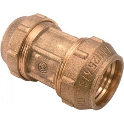 Enlace Igual Recto Latón Polietileno  Medidas  Accesorios Fontanería: 63mm