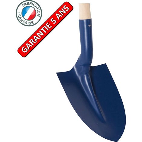 Pelle fortification col de cygne – Acier au bore forgé à chaud – Lame 21 cm – Pour maçonnerie et terrassement – Fabrication française – Outils Perrin