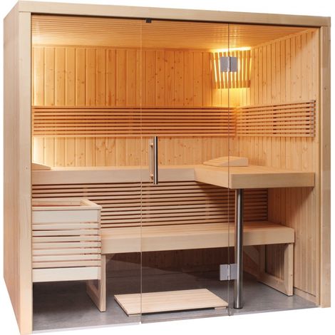 Harvia Panorama Small Elementsauna aus Fichte Saunakabine ca. 214x160x201 cm