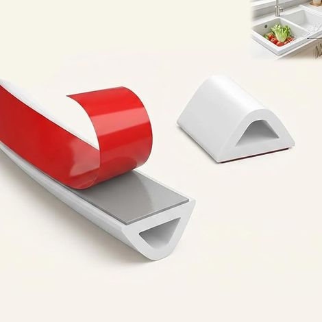 Shower Threshold Water Dam 170 cm, Silicone Seal (1/5)