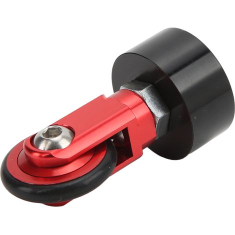 Roue de guidage pour tige de selle de vélo pliant LitePro, usinée CNC, couleur rouge vif (1/5)