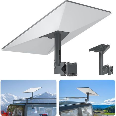 Support Starlink Gen 3 – Réglable 360° – Kit de montage sur mât avec adaptateur tuyau – Pour camping-car et utilisation extérieure (1/4)
