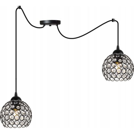 Suspension araignée, lampe de plafond en cristal (1/5)