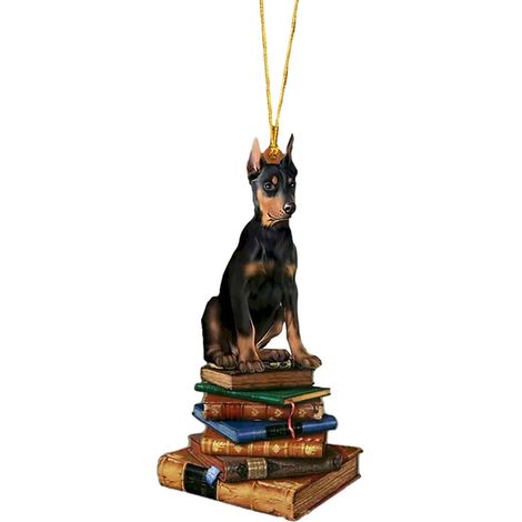 Weihnachtskugel in Hundeform, passend für Weihnachtsbäume, Gedenkkugel zum Aufhängen für Feiertage, Hochzeitsdekoration (1/5)