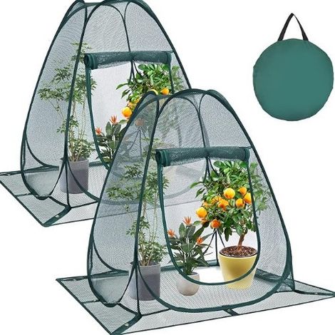 2-teilige Gartenschutzabdeckungen Große Größen – Große, rutschfeste Stahldrahtbarriere (1/4)