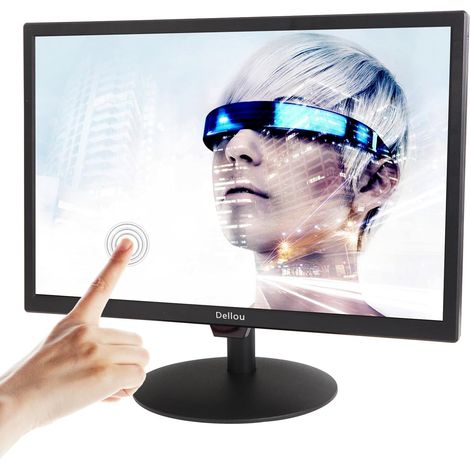 19 Pouces Tactile Moniteur de Surveillance sécurité CCTV écran Interface multifonctionnelle BNC, HDMI, AV, VGA, USB, PC entrée Moniteur LCD Monitoring Résolution 1440x900 (1/5)