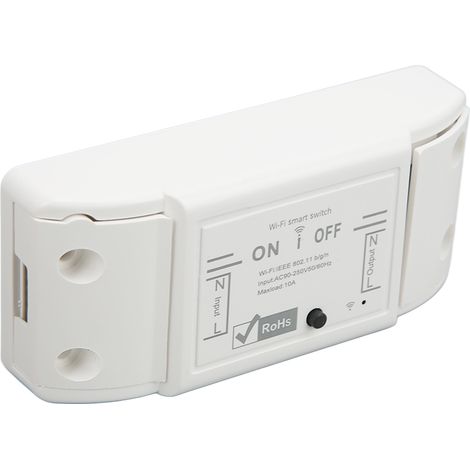 Interrupteur intelligent WiFi, module relais sans fil, commande à distance par application, AC 90-250V pour éclairage, ventilateur de plafond et appareils électroménagers (1/5)