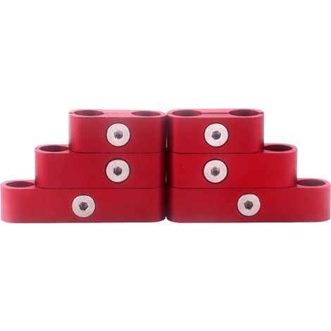SBC 350 spark plug wire separator, high-quality CNC aluminum alloy, compatible with 7mm, 8mm and 9.5mm diameters (1/5)