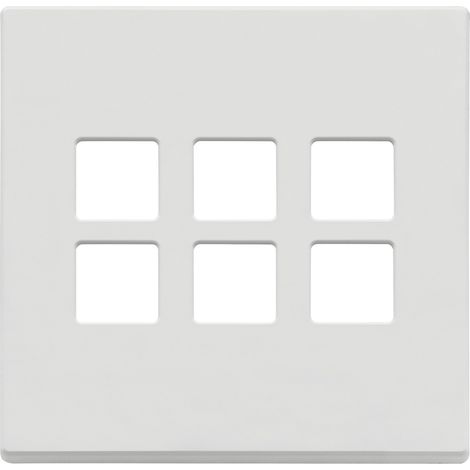 VIMAR - 22695.01 Plaque plate 3Mx6 BS, blanc mat