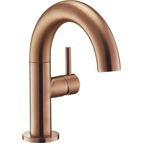 JTP Vos Side Lever Basin Mixer Tap - Brushed Bronze (1/2)