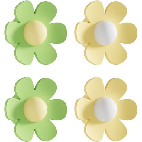 4 Pièces Bouchon de Trop-Plein pour Évier, Cache Trop-Plein Lavabo et Bouchon Silicone Évier, Design Floral Étanche Durable pour Trous de 22-24 mm Cuisine Salle de Bain (1/5)