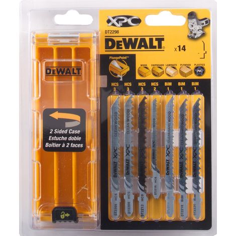 DeWALT - Juego de 14 hojas de sierra para madera. DT2298