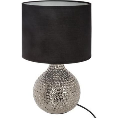 Lampe à Poser Céramique "Goutte" 38cm Noir