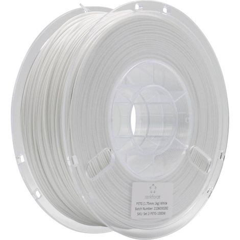 RF-4738594 Filament PETG 1.75 mm 1000 g blanc 1 pc(s) Y805042 (1/3)