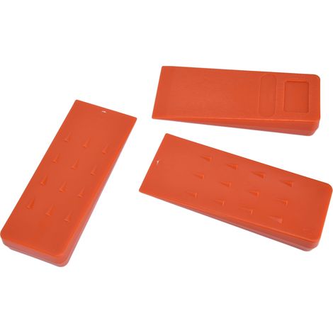 Stück 8-Zoll-Fällkeile mit Spikes aus Kunststoff, sicheres Forstwerkzeug für Kettensägen und Baumfällung (1/5)