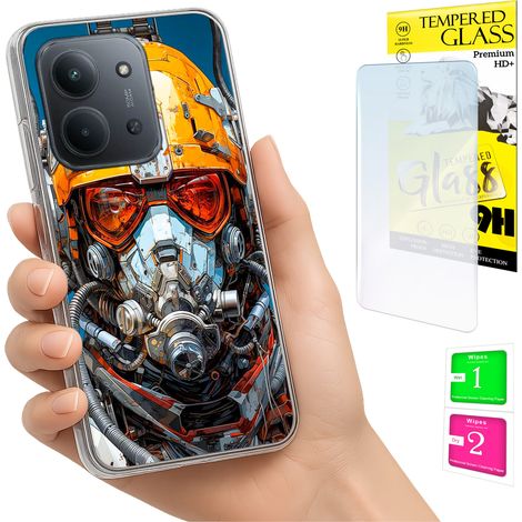 Custodia per Xiaomi Redmi 15C 5G 173mm / Poco C85, cover posteriore in vetro (1/5)