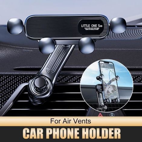 Support Téléphone Voiture Grille d'aération, Gravité Rotation 360 Porte Telephone pour iPhone 14 13 12 Xiaomi Samsung (1/4)