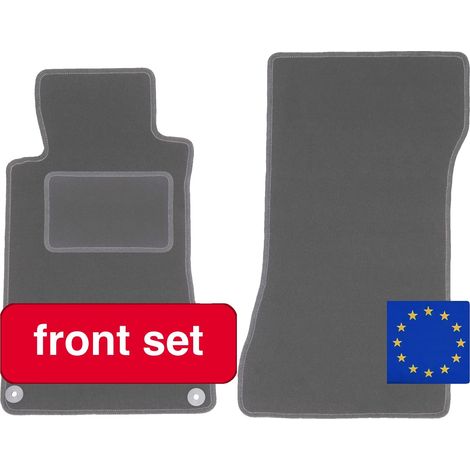 Tapis de sol de voiture, Luxe-Entourage, Design Durable, gris (1/5)