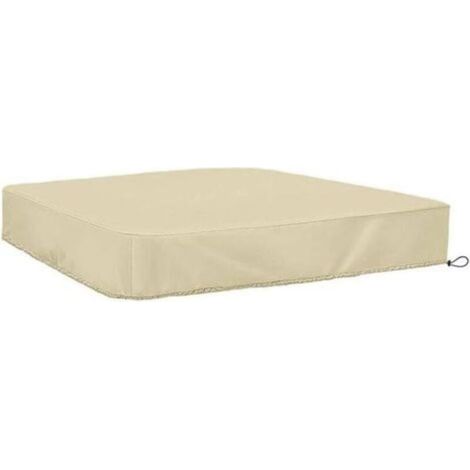 Housse Pour Bac A Sable - Polyester 190T Impermeable - Jardin Terrasse Extérieur - 120 x 120 x 20 cm - 1 Piece (1/5)