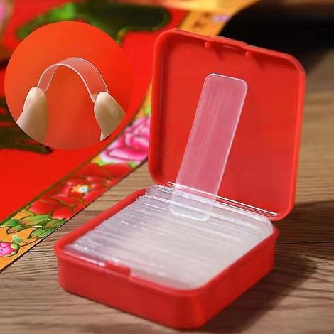 Ruban adhésif double face transparent - 60 pièces, multifonctionnel pour la décoration intérieure, sans traces (1/5)