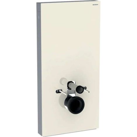 Geberit Monolith - Modulo sanitario per WC sospeso, 101 cm, ingresso inferiore, grigio sabbia 131.021.JL.5