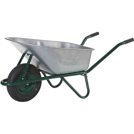 Profi-Baukarre grün 100L