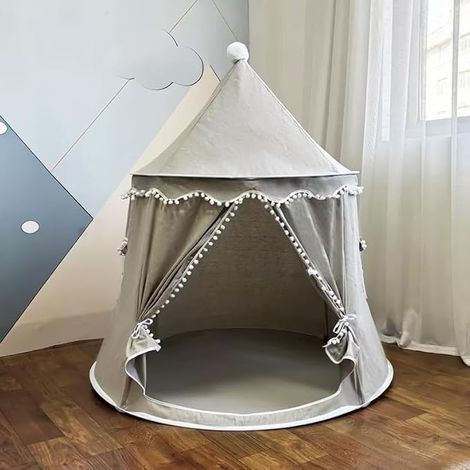 Grande tente de jeu pour enfants – Tente de jeu en forme de yourte avec sac de rangement, cadeau idéal pour les enfants