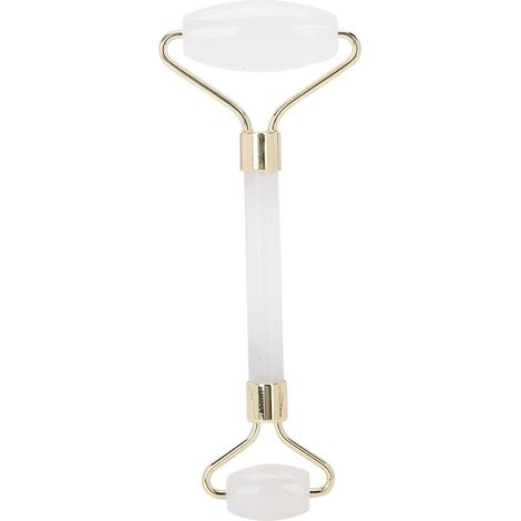 Rouleau de Massage Visage en Quartz Rose Anti-Rides et Défatiguant (1/5)