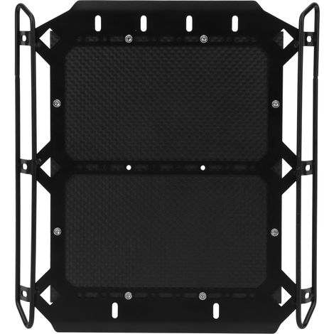 Porte-bagages métallique noir pour toit de voiture RC TRX6 G63 1/10, accessoire de coffre pour crawler (1/5)
