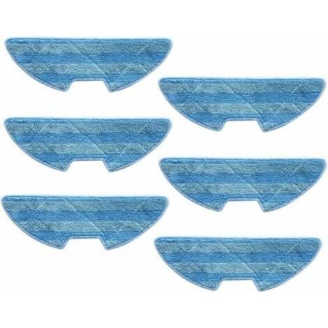 Lot de 6 Chiffons de Nettoyage pour Aspirateur Robot Proscenic VSLAM 811GB VSLAM 911SE (1/4)