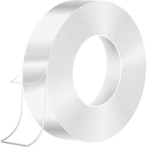 Ruban adhésif double face ultra-résistant, ruban de montage nano extra large et ultra-résistant, ruban adhésif Sumo Strip ultra-résistant, ruban adhésif nano transparent réutilisable pour tableaux H (1/5)