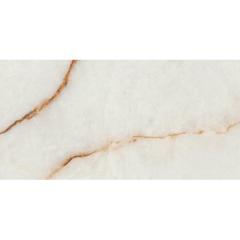 Carrelage effet Marbre Blanc Cristallo 120x60x0,9 cm Brillant Sorvella - Sol et mur intérieur (vendu par carton de 1,44 m²) - RO'MA CARRELAGE
