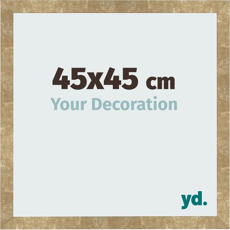yd. - Cadre photo 45x45 - Or Antique - MDF - Bologna (1/5)