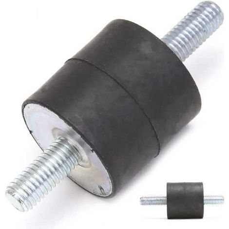 Silent bloc universel 30 x 30 mm Mâle M8 / Mâle M8 (1/4)