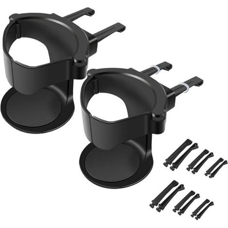 Allecto Plus - Auto-Becherhalter - Verstellbarer Halter für Kaffeebecher und Getränkedosen - 2 Stück (1/5)
