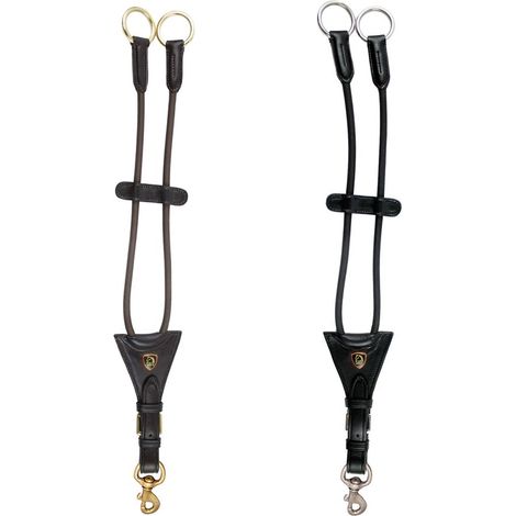 full, marrone: Forchetta inglese elastica in cuoio