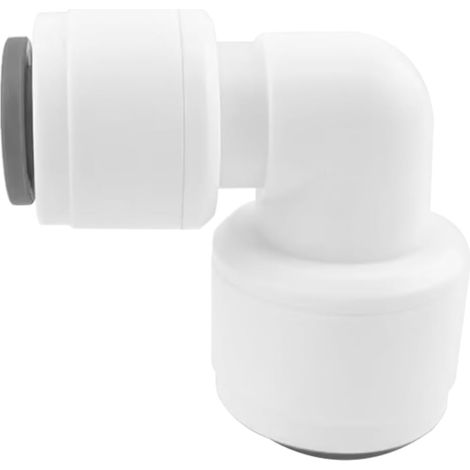 1 Pièces Refrigerateur Tuyau Connecteur, 3/4" Femelle Filetage to 3/8" L Type Rapide pour Raccorder Les Raccords De Tuyauterie D'eau - (1/5)