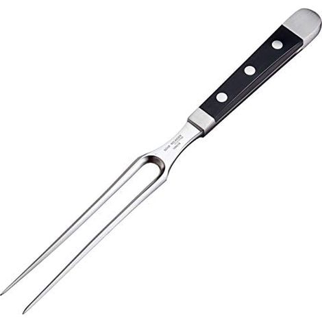 Güde Alpha Forchetta da carne in acciaio inox nero