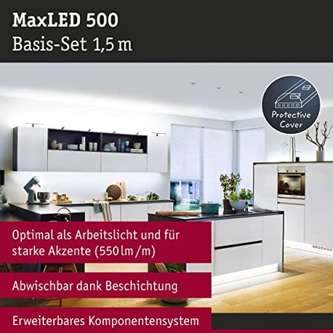 Paulmann MaxLED 500 Striscia LED interna argento 1,5m (1/3)