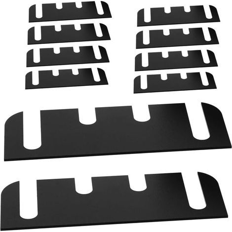 10 Pièces Kit de Cales Plastiques pour Charnières de Porte Espaceurs Polyvalents pour Meubles et Portes Intérieures Réparation et Alignement Facile pour Rénovation et Maintenance (1/5)