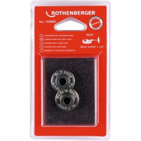 ROTHENBERGER Schneidrad für SUPER 1.1/4", Inox, 2 Stück - 070088D (1/2)