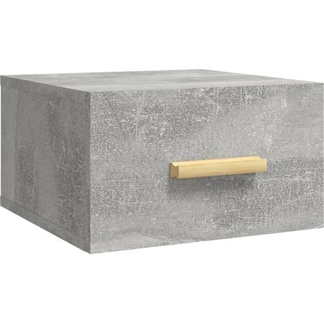 Maison Exclusive - Wand-Nachttisch Betongrau 35x35x20 cm