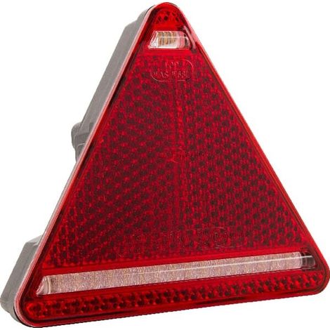 Luz trasera multifunci贸n Izda. LED'triangular 12-24 V 163 x 144 x 38,8 mm 5 pines'UNIVERSAL LA40028