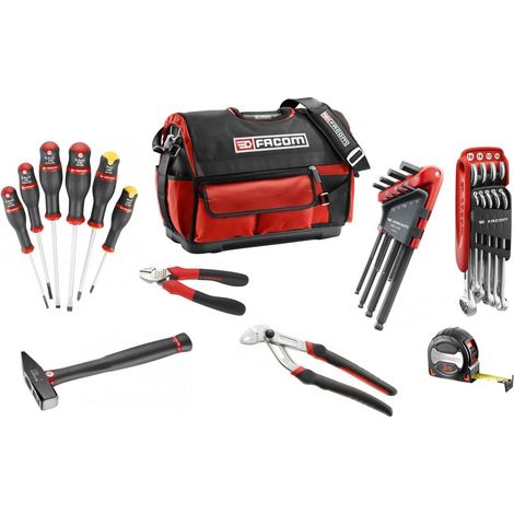 Facom – Sac à outils 60 cm – Volume utile 47 litres – Capacité 15 kg – Accès immédiat aux outils – Stockage vertical optimisé (1/3)