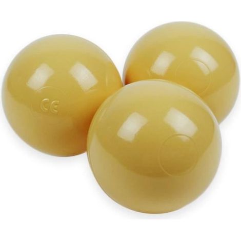Balles Plastique Piscine Sèche - ∅ 7 cm - Pour Parc Bébé et Jeux Intérieur/Extérieur - 50 Pièces