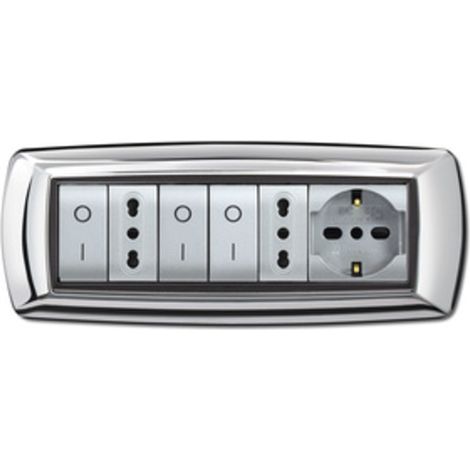 PLACCA LIFE LIVING PLAST CROMO 7P